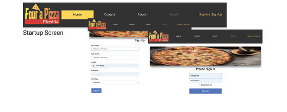 The Pizza Shop Webapp